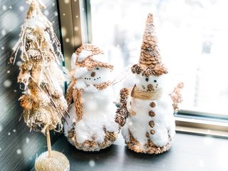 Обои новый год, снеговик, рождество, xmas, декорация, счастливого рождества, holiday celebration, new year, snowman, christmas, decoration, merry christmas разрешение 6680x4455 Загрузить