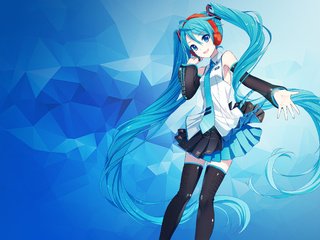 Обои девушка, аниме, вокалоид, мику хацунэ, girl, anime, vocaloid, hatsune miku разрешение 3840x2160 Загрузить