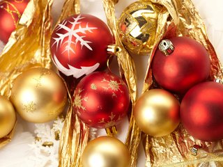 Обои новый год, шары, рождество, елочные игрушки, new year, balls, christmas, christmas decorations разрешение 3840x2400 Загрузить