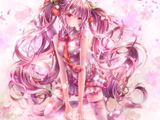 Обои арт, девушка, вокалоид, сакура, sakura miku, tandolcedeco, art, girl, vocaloid, sakura разрешение 2000x2000 Загрузить