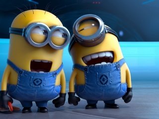 Обои мультфильм, морская звезда, смех, гадкий я, миньоны, cartoon, starfish, laughter, despicable me, minions разрешение 2003x1080 Загрузить