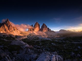 Обои горы, скалы, природа, пейзаж, mountains, rocks, nature, landscape разрешение 1920x1080 Загрузить