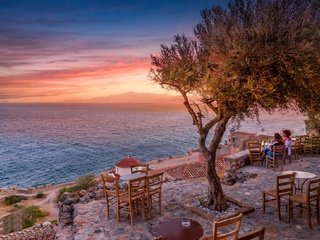 Обои берег, закат, море, греция, monemvasia, shore, sunset, sea, greece разрешение 2048x1300 Загрузить