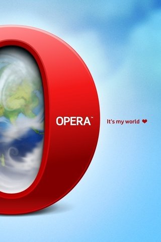 Обои опера, буква, it's my world, opera, letter разрешение 1920x1200 Загрузить