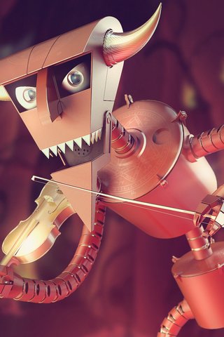 Обои скрипка, робот, футурама, дьявол, скрипач, violin, robot, futurama, the devil, violinist разрешение 2600x1466 Загрузить