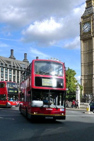 Обои лондон, телефонная будка, автобус, биг бен, автобусы, london, phone booth, bus, big ben, buses разрешение 3674x1953 Загрузить