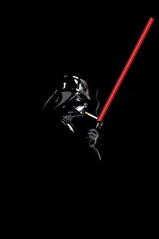 Обои дарт вейдер, световой меч, сигарета, darth vader, lightsaber, cigarette разрешение 1920x1080 Загрузить