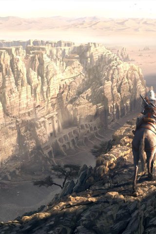 Обои assassins creed, ущелье, конь, gorge, horse разрешение 1920x1200 Загрузить