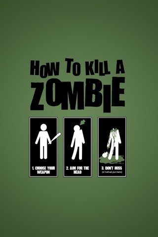 Обои how to kill zombie, как убить зомби, how to kill a zombie разрешение 1920x1200 Загрузить