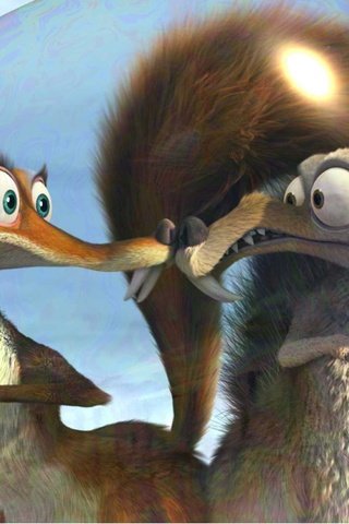 Обои мультфильм, ледниковый период, белка, пузырь, cartoon, ice age, protein, bubble разрешение 2853x1607 Загрузить