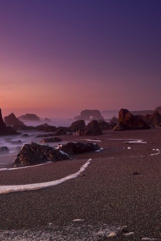 Обои скалы, песок, пляж, океан, калифорния, foam of the sea, bodega bay, океана, ка­ли­фор­нийс­кая, rocks, sand, beach, the ocean, ca, ocean, california разрешение 2560x1600 Загрузить