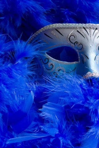 Обои маска, перья, синие, тайна, карнавал, маскарад, mask, feathers, blue, mystery, carnival, masquerade разрешение 1920x1200 Загрузить