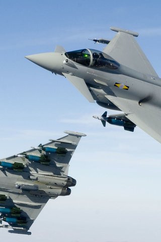 Обои тайфун, еврофайтер, typhoon, eurofighter разрешение 1920x1200 Загрузить