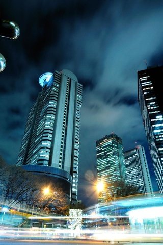 Обои ночь, япония, небоскребы, токио, night, japan, skyscrapers, tokyo разрешение 2047x1359 Загрузить