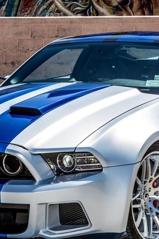 Обои стена, тюнинг, мустанг, форд, суперкар, граффити., гт, фон.jpg, wall, tuning, mustang, ford, supercar, graffiti., gt разрешение 1920x1080 Загрузить