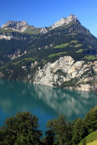 Обои озеро, горы, пейзаж, швейцария, morschach, lake, mountains, landscape, switzerland разрешение 2560x1600 Загрузить
