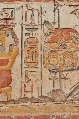 Обои стиль, стена, древность, египет, фреска, style, wall, antiquity, egypt, mural разрешение 2048x1360 Загрузить