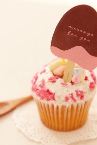 Обои сладкое, десерт, кекс, кекс с сообщением, sweet, dessert, cupcake, cupcake with message разрешение 1920x1280 Загрузить