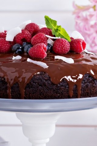 Обои праздник, шоколад, сладкое, торт, holiday, chocolate, sweet, cake разрешение 2500x1800 Загрузить