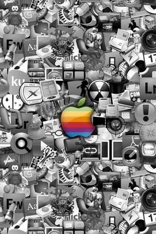 Обои много, значки, логотипы, apple mac иконки, a lot, icons, logos, apple mac icons разрешение 1920x1200 Загрузить