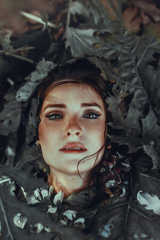 Обои листья, портрет, лицо, ronny garcia, rotten leaves, leaves, portrait, face разрешение 2048x1366 Загрузить