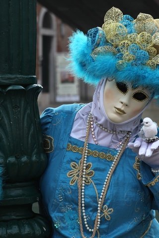 Обои маска, венеция, костюм, наряд, карнавал, дама, mask, venice, costume, outfit, carnival, lady разрешение 3000x1972 Загрузить