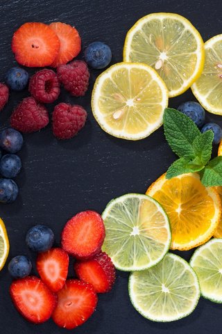 Обои фрукты, ягоды, цитрусы, fruit, berries, citrus разрешение 2048x1367 Загрузить