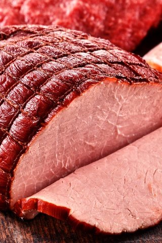 Обои мясо, ветчина, нарезка, мясные продукты, meat, ham, cutting, meat products разрешение 2880x2148 Загрузить