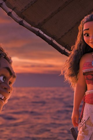 Обои дисней, моана, мауи, disney, moana, maui разрешение 3840x1608 Загрузить