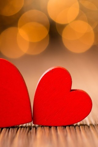Обои макро, красные, сердца, сердечки, боке, macro, red, heart, hearts, bokeh разрешение 2560x1600 Загрузить