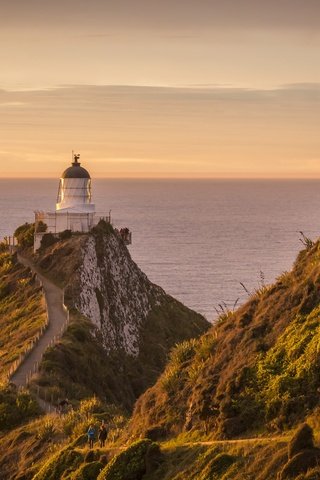 Обои небо, nugget point lighthouse, скалы, море, маяк, побережье, новая зеландия, мыс, кэтлинс, the sky, rocks, sea, lighthouse, coast, new zealand, cape, catlins разрешение 2560x1600 Загрузить