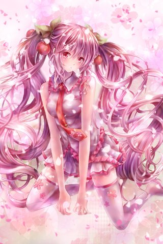 Обои арт, девушка, вокалоид, сакура, sakura miku, tandolcedeco, art, girl, vocaloid, sakura разрешение 2000x2000 Загрузить