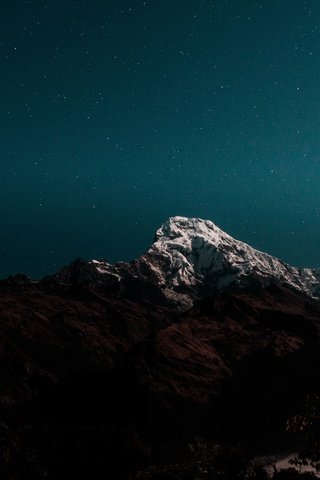 Обои небо, ночь, горы, скалы, природа, звезды, the sky, night, mountains, rocks, nature, stars разрешение 5581x3721 Загрузить