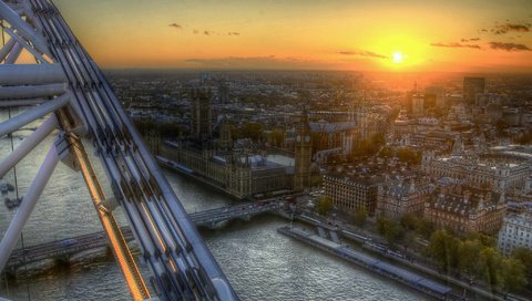 Обои великобритания, лондон, темза, колесо обозрения, вид сверху, uk, london, thames, ferris wheel, the view from the top разрешение 2048x1536 Загрузить