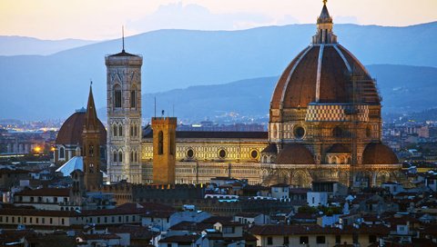 Обои собор, дома, италия, флоренция, санта мария дель фьоре, cathedral, home, italy, florence, santa maria del fiore разрешение 1920x1200 Загрузить