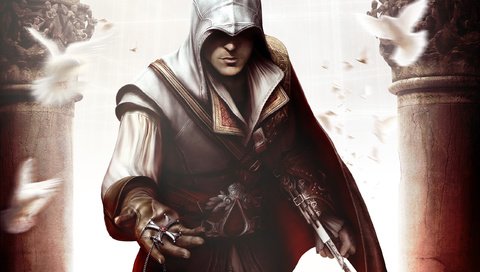 Обои медальон, assassin&#39;s creed, голуби, medallion, pigeons разрешение 2560x1600 Загрузить