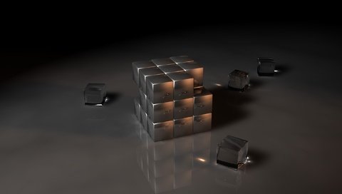 Обои кубики, стекло, cubes, glass разрешение 1920x1200 Загрузить