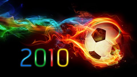 Обои футбол, краски, огонь, радуга, черный фон, мяч, чемпионат 2010, football, paint, fire, rainbow, black background, the ball, championship 2010 разрешение 6686x3926 Загрузить