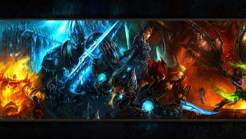 Обои варкрафт, близзард, мир варкрафта, epic wow, warcraft, blizzard, world of warcraft разрешение 5030x1280 Загрузить