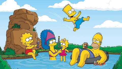 Обои симпсоны, the simpsons разрешение 3672x2866 Загрузить