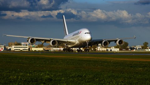 Обои а 380, airbus, air france, a 380 разрешение 3600x2400 Загрузить