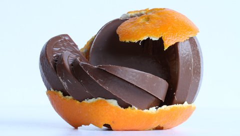 Обои цитрус, дольки, шоколад, мандарин, кожура, шоколадный, citrus, slices, chocolate, mandarin, peel разрешение 5184x3456 Загрузить