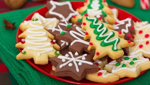 Обои печенье, выпечка, ёлочка, новогодняя, звездочка, елочная, baking, cookies, cakes, herringbone, christmas, asterisk разрешение 2880x1914 Загрузить