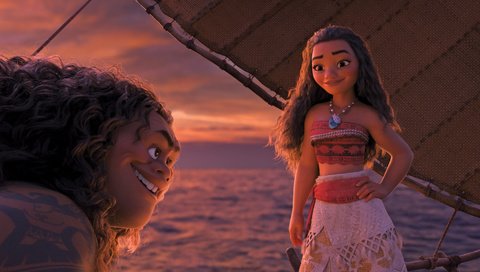 Обои дисней, моана, мауи, disney, moana, maui разрешение 3840x1608 Загрузить