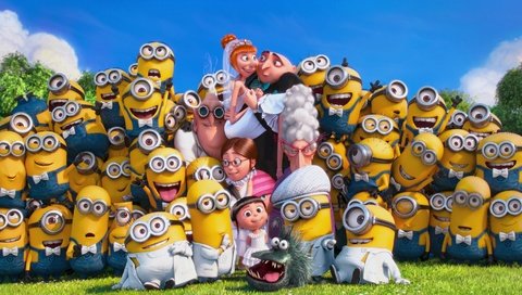 Обои свадьба, гадкий я, миньоны, гадкий я 2, мульфильм, gru, wedding, despicable me, minions, despicable me 2, illustration разрешение 1920x1080 Загрузить