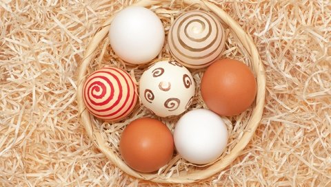 Обои корзина, пасха, яйца, basket, easter, eggs разрешение 4288x2848 Загрузить