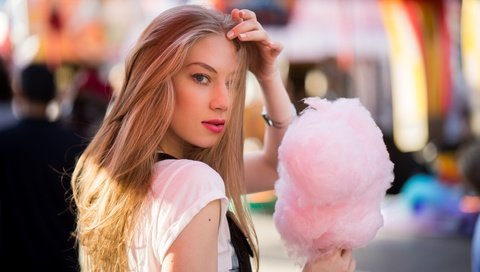 Обои взгляд, модель, волосы, лицо, angelika, сладкая вата, look, model, hair, face, cotton candy разрешение 6000x4000 Загрузить