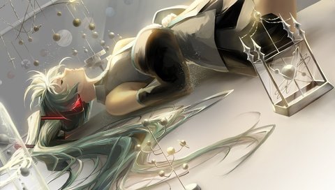 Обои арт, девушка, аниме, вокалоид, волосы, art, girl, anime, vocaloid, hair разрешение 3639x2476 Загрузить