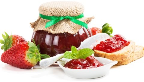 Обои клубника, хлеб, ягоды, банка, варенье, strawberry, bread, berries, bank, jam разрешение 6601x3644 Загрузить