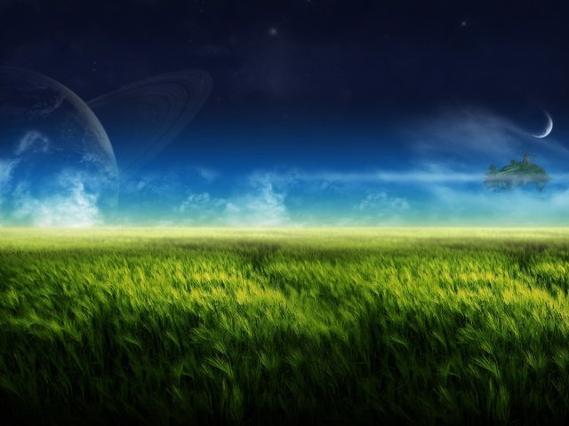 Обои природа, зелень, луна, остров, nature, greens, the moon, island разрешение 2560x1600 Загрузить